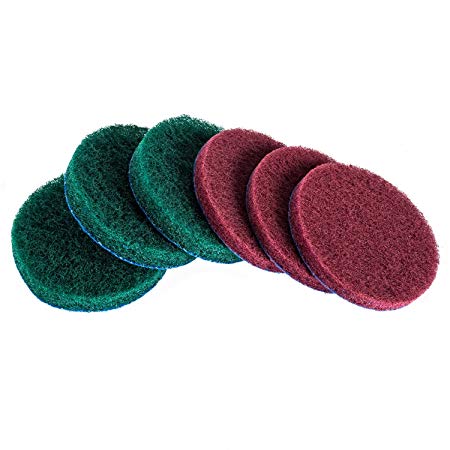 Kichwit 6-Pack Replacement Scrub Pads (4 Inch)