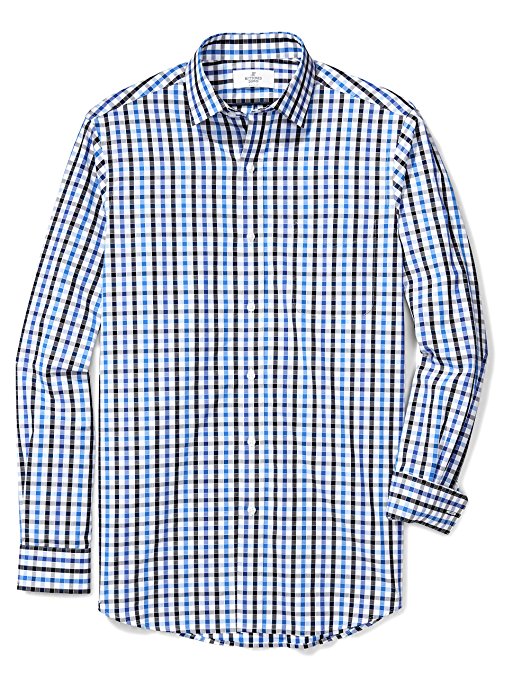 Buttoned Down Men's Classic Fit Spread-Collar Sport Shirt (Pocket)