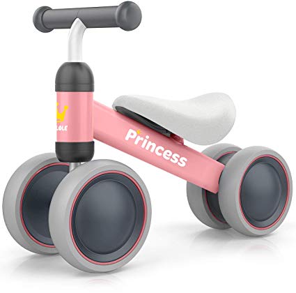 BEKILOLE Baby Balance Bike - Baby Bicycle for 12-24 Months, Sturdy Balance Bike for 1 Year Old, Perfect as First Bike and Birthday Gift, Safe Riding Toys for 1 Year Old Girl Gifts Ideal Baby Bike