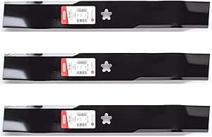 3PK Oregon 95-082 Mulching Mower Blade for 54" Husqvarna YTH24V54