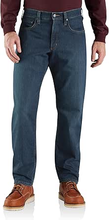 Carhartt Men's Relaxed Fit Flannel-Lined 5-Pocket Jean