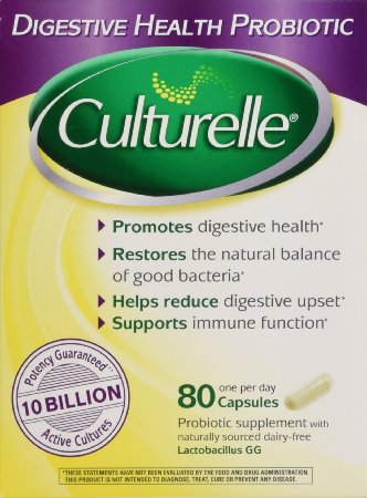 Culturelle Digestive Health Probiotic - 80 Capsules