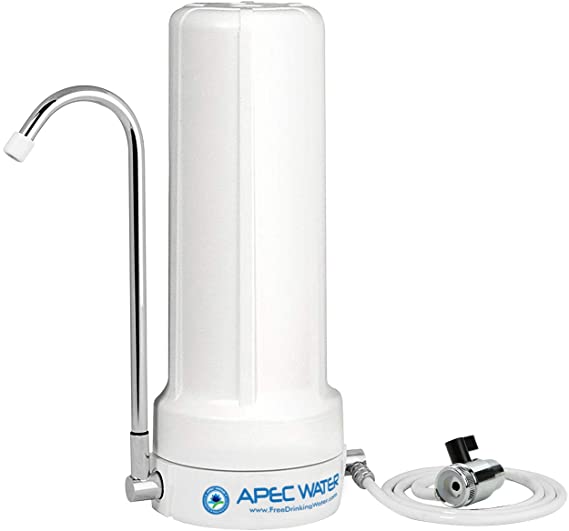 APEC Water Systems CT-1000 Countertop Water Filter System White