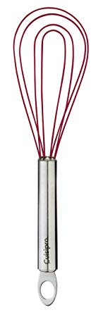 Cuisipro 8-Inch Silicone Flat Whisk, Red