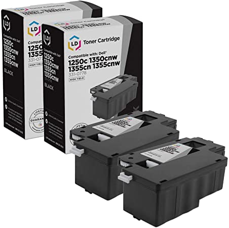 LD Compatible Toner Cartridge Replacement for Dell 331-0778 810WH High Yield (Black, 2-Pack)