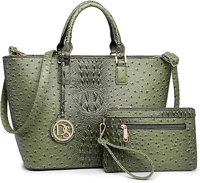 Dasein Tote Bag for Women Large Satchel Purse Handbag Shoulder Bag Work Bag Hobo Bag with Matching Wallet