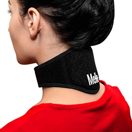 Mello Neck Pain Relief - Health Magnet Physical Therapy for Migraines Headache - Chronic Neck Stiffness Brace-Soft Cervical Support Collar - Comfortable Air, Car Travel