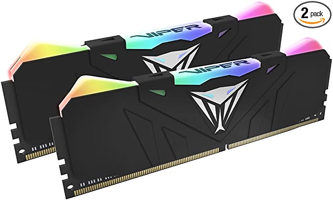 Patriot Viper Gaming RGB Series DDR4 DRAM 4133MHz 16GB Kit - Black - RGB Color Profiles