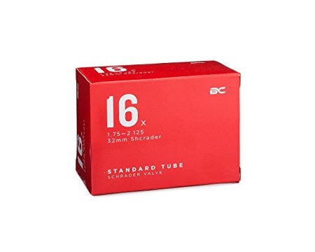 Bicycle Inner Tube by BC Bicycle Company – Available in Standard Schrader Valve or Presta with Removable Valve Core – Multiple Size Options