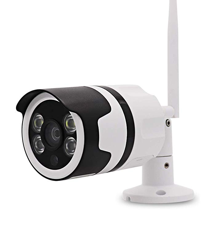KR Security Outdoor WiFi Camera 1080P HD IP Wireless Camera Waterproof 2MP Surveillance with Infrared Night Vision 2-Way Audio Motion Detection, Activity Alert Remote Access