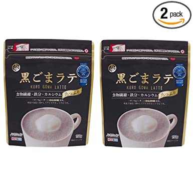 Japanese Black Sesame Latte, Pack of 2
