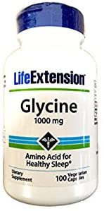 Life Extension Glycine Caps 1000 mg Capsules, 100-Count