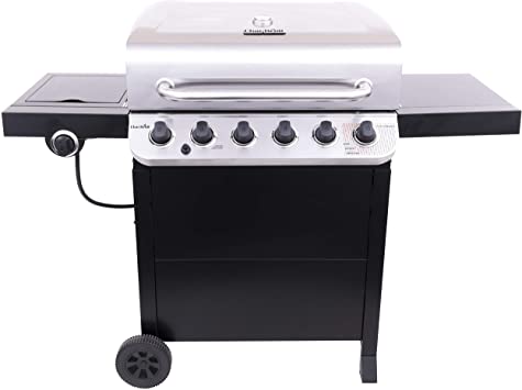 Char-Broil 463274419 Performance 6-Burner Cart Style Gas Grill, Stainless/Black