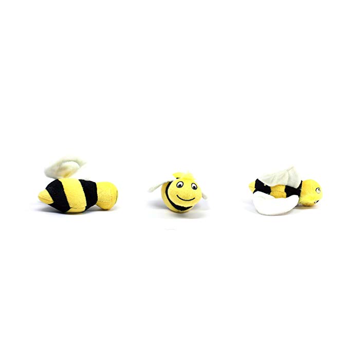 Kyjen Squeakn' Animals Bee (3 pack)