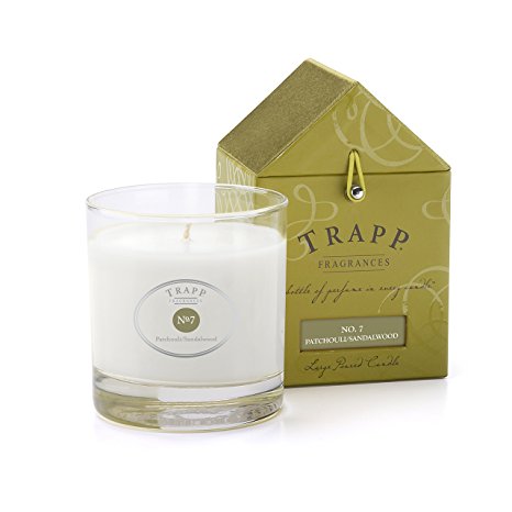 Trapp Candles Signature Home Collection No. 7 Patchouli/Sandalwood Poured Candle, 7-Ounce