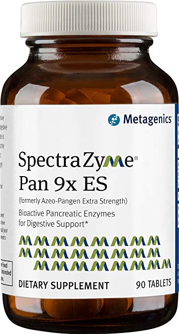 Metagenics Spectrazyme Pan 9X ES Tablets, 90 Count