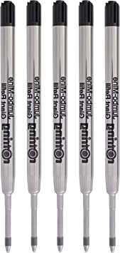 rOtring S0195390 Ball Pen Refills - Black (Pack of 5)