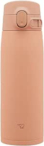 Zojirushi SM-VA60-TM Water Bottle, One-Touch Stainless Steel Mug, Seamless, 20.3 fl oz (600 ml), Pale Taupe