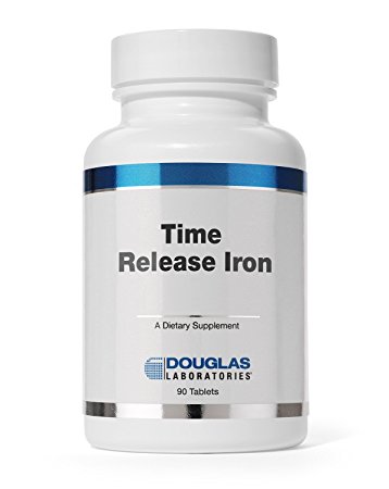 Douglas Laboratories® - Iron Time Released - Helps Support Anemia, Lethargy, Tiredness, Red Blood Cell Production and Oxygenation* - 90 Tablets