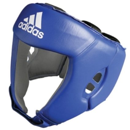 adidas AIBA approved Boxing Head Guard Blue