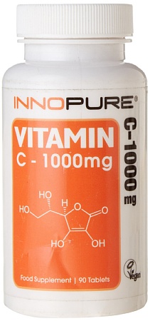 Vitamin C Optimum Strength - 1000mg | 3 Months Supply 90 Tablets | Innopure®