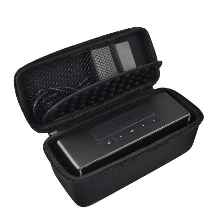 Estarer Carry Case for Bose Soundlink Mini I and Mini II Wireless Bluetooth Speaker Portable Hard Sleeve-Black