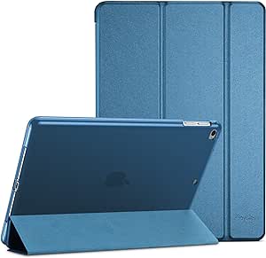 ProCase Smart Case for iPad 9.7/iPad 6th/5th Gen, iPad Air 2/iPad Air 1(Model: A1893 A1954 A1822 A1823 A1566 A1567 A1474 A1475 A1476) Slim Soft TPU Cover Folio Case with Translucent Back -Teal