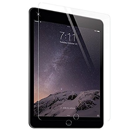 BodyGuardz - Pure Glass Screen Protector, Ultra-thin Tempered Glass Screen Protection for iPad Air/Air 2