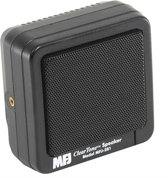 MFJ-281 Clear Tone Speaker & Mounting Bracket.