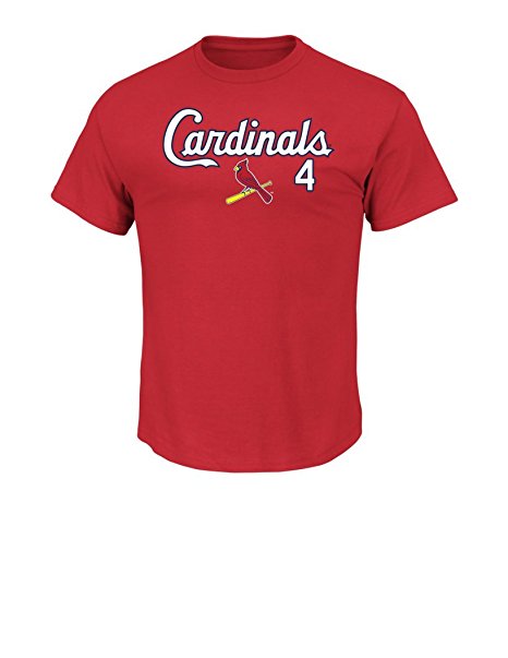 MLB Men's Player Name and Number Short Sleeve Crew Neck Tee