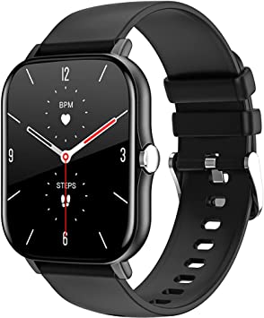 LEMFO Smart Watch for Men Women with Heart Rate Monitor, 1.7 Inch Full Touch Screen Fitness Trackers, Activity Tracker, IP68 Pedometer, Smartwatch with Sleep Monitor, Step Counter for Android ios