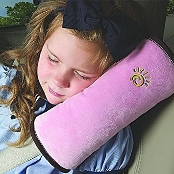 LKE Auto Pillow Car Safety Belt Protect Shoulder Pad Adjust Vehicle Seat Belt Cushion for Kids Children