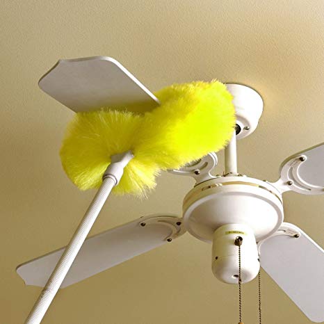 Ceiling Fan Duster Electromagnetic 47" Long Reach -Clean Home