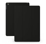 KHOMO iPad Mini 4 Case Released September 2015 Dual Super Slim Cover with Rubberized Back and Smart Feature - Black