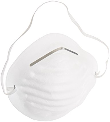 Safety Zone RS-810 Particulate Disposable Dust Mask White With Elastic Back, 50 Per Box