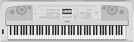 Yamaha DGX670WH 88-Key Weighted Digital Piano, White (Furniture Stand Sold Separately)