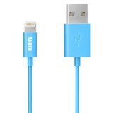 iPhone charger Anker Lightning to USB Cable 3ft for iPhone 6s 6 Plus 5s 5c 5 iPad Air 3 2 iPad mini 4 3 2 iPad 4th gen iPod touch 5th gen  6th gen  nano 7th gen Apple MFi Certified Blue