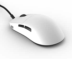 ENDGAME GEAR OP1 Gaming Mouse - Precision Sensor, Kailh GX Switches, Lightweight Design, Swappable Buttons, Hybrid Skates, White