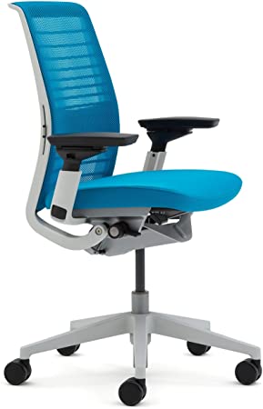 Steelcase 3D Knit Think Chair, Blue Jay -