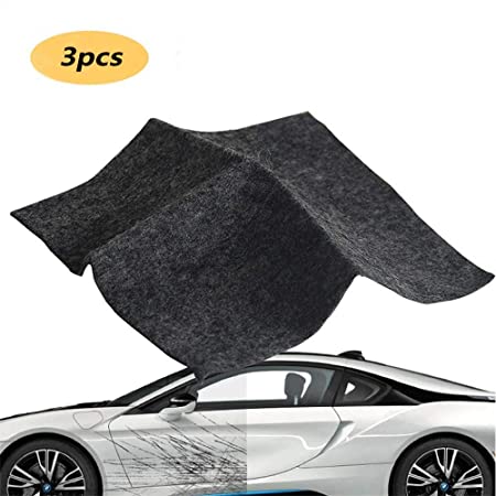 Nano Magic Car Scratch Remover Cloth, Multipurpose Car Scratch Repair Kit,Easily Repair Paint Scratches, Scratches Light Scratch Repair for Cars-3pcs