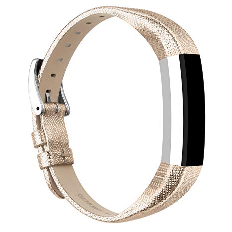 for Fitbit Alta HR and Alta Bands Leather, Vancle Leather Band for Fitbit Alta HR and Fitbit Alta Strap