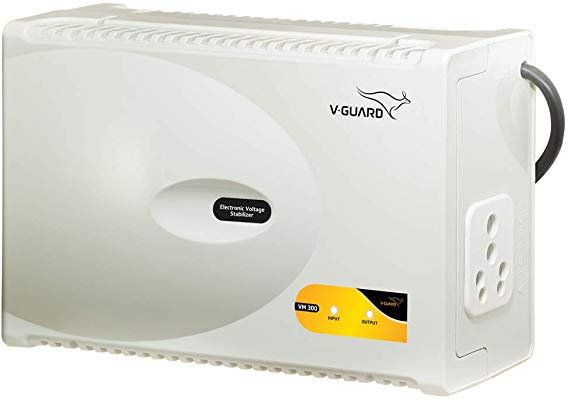 V-Guard VM 300 Voltage Stabilizer for Microwave Oven, Treadmill (Grey)