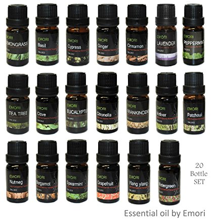 100% Pure Essential Oil (20 Bottle) Combo Set 10ml Each Therapeutic Grade