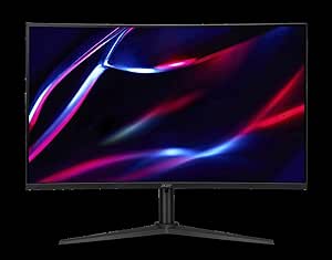 acer Nitro 31.5" WQHD (2560 x 1440) 1500R Curved Widescreen VA Display Monitor XZ322QU ZeroFrame AMD FreeSync Premium - 180Hz DP, 1ms Response Time, HDMI Cable Included