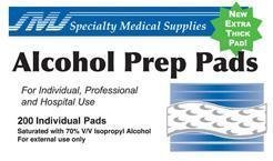 Alcohol Prep Pad- 200 Pads/box