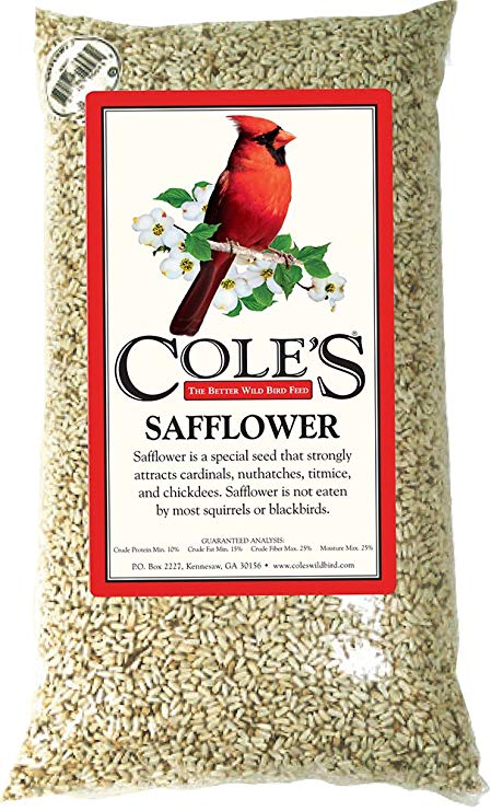 Cole's SA20 Safflower Bird Seed, 20-Pound