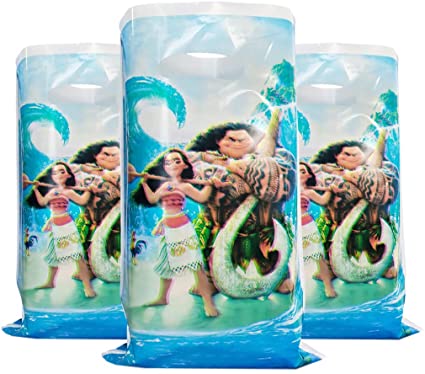 30 pcs Moana Gift Bag, Party Supplies with Ocean Pocahontas Theme, Children's Birthday Party Supplies
