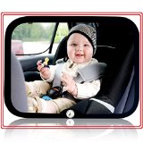 Baby Car Mirror - Attach to Back Seat Headrest to Safely View Infant in Rear Facing Seats