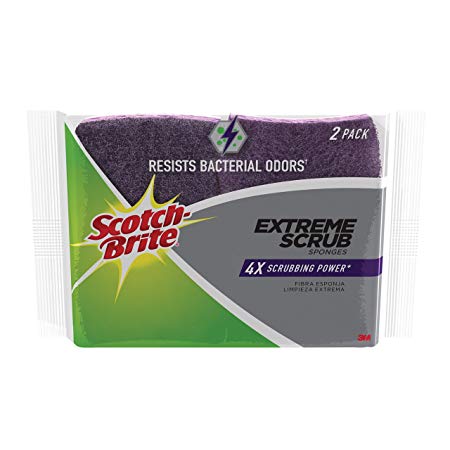 Scotch-Brite Extreme Scrub Sponge, 12 Sponges Total