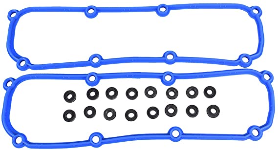 DNJ VC1138G Valve Cover Gasket Set W/Grommets for 2004-2011 / Chrysler, Dodge, Jeep, Volkswagen/Caravan, Grand Caravan, Pacifica, Routan, Town & Country, Wrangler / 3.3L, 3.8L / OHV / V6 / 12V